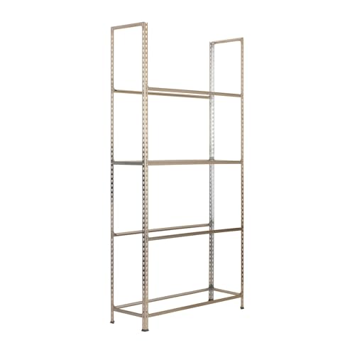 Simon Rack Estantería para Neumáticos, Soporte Neumáticos, 4 Niveles, Alta Capacidad Carga 90 kg, 2000x1200x300 mm, Estantería para 16 neumáticos, Galvanizado - Simonauto