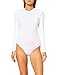 Amazon-Marke: MERAKI Damen Body aus Baumwolle, Weiß (White), M, Label: M