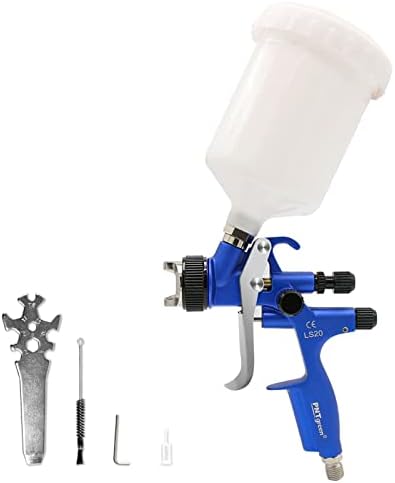 PNTGREEN HVLP Spray Gun with 1.3mm Spray Nozzle and 600ml Capacity Cup Suitable for Automotive, Furniture and House Painting