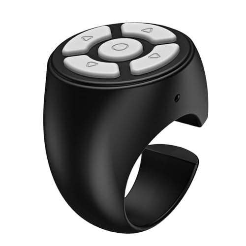 Riduzione delle dita: riduce al minimo l'affaticamento delle dita durante l'uso prolungato dello smartphone con il nostro anello telecomando wireless sulla punta delle dita. Il suo design ergonomico si adatta perfettamente al dito e comodamente consentendo un utilizzo facile e senza problemi