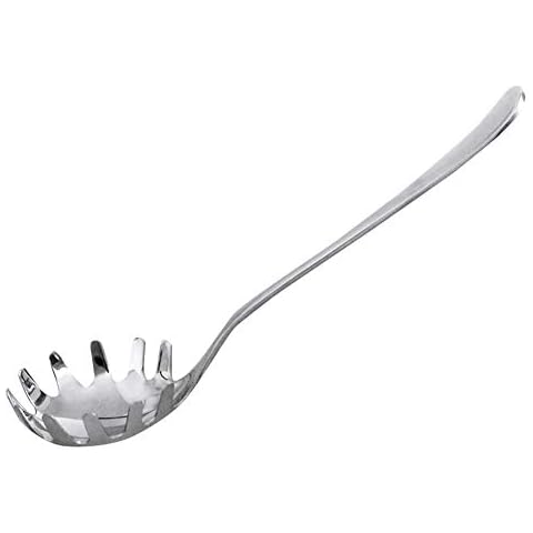 Kylewo Spaghettilöffel, 304 Edelstahl Nudellöffel Spaghettiheber Pasta-Schöpflöffel Cover