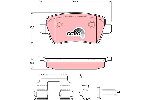 TRW AUTOMOTIVE GDB1637 P.FR.Fiat Croma