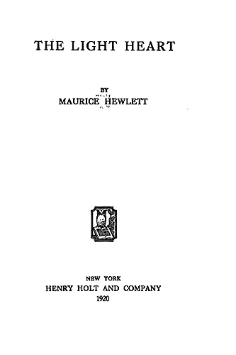 The Light Heart 1533486506 Book Cover