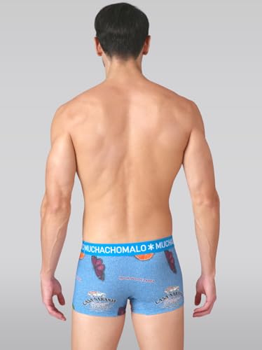 Trunks Muchachomalo para hombre pack de 3 calzoncillos estampados de algodón 4