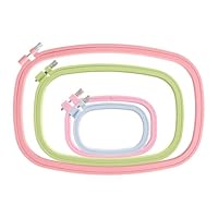 4 Größen,rechteckige stickrahmen,stickrahmen eckig,bunter Stickrahmen, stabiles Modell, stickrahmen rechteckig, stickrahmen quadratisch, Kreuzstichrahmen, Nähwerkzeug für Kunsthandwerk