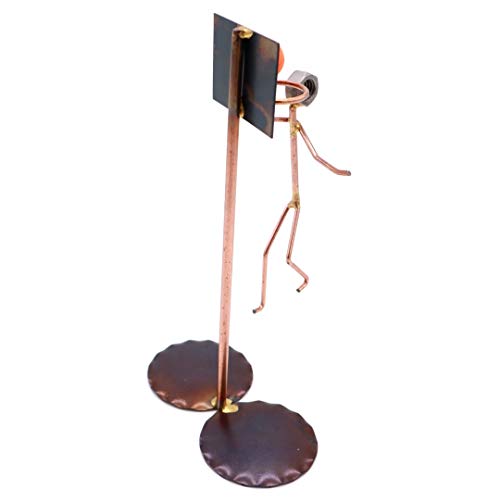 Figura Decorativa Baloncesto Hecha a Mano Metal miniatura 3
