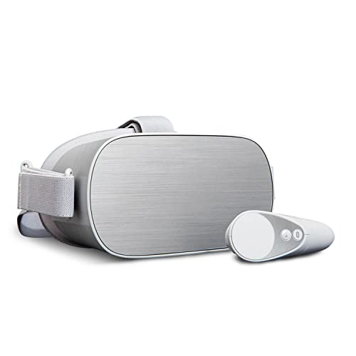 MightySkins Skin Compatible with Oculus Go Mobile VR - Cold Steel | Protective, Durable, and Unique Vinyl Decal wrap Cover | Easy to Apply, Remove, and Change Styles | Made in The USA