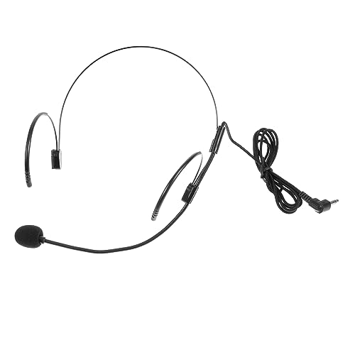 FUNOMOCYA Teacher Mic Headset Head-mounted Microphone Voice Amplifier Comfortable for Long Use