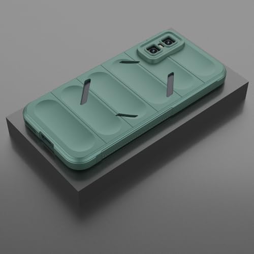 Image of UniqueTroy for Infinix GT 30 Pro 5G Phone Case Anti-Drop Soft TPU Rugged Back Cover - Green