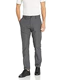Amazon Brand - Peak Velocity Men's Active Travel Pant, Grey, 34W x 30L