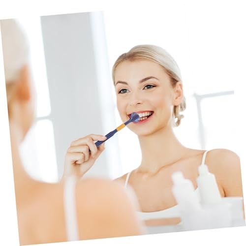 PLAFOPE 4 Weiche Dreiseitige Zahnbürste für Erwachsene mit Sanften Borsten Ergonomisch Gründliche Reinigung Aller Zahnflächen Langlebig und Angenehm für Tägliche Zahnpflege – Bild 6