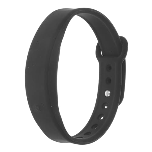GOOHOCHY Wristband with Pedometer Sleep Black Ultra Thin Design Real Temperature Display LED Screen USB Rechargeable Fitness Tracker for Daily Activity
