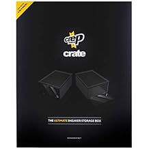 Crep Protect - Crate, Shoe/Sneaker/Trainer Stackable Storage Drop Front Box with Clear Door