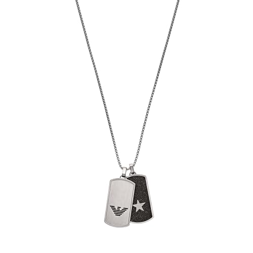 Image of Emporio Armani Stainless Steel Pendant or Chain Necklace for Men