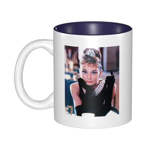 Audrey HepburnI[h[Ewvo[seBt@j[ŒHt1 }OJbv TChJ[}O  }OJbv 傫ϔM dqW 蕨 ꂩ킢  ϔM ϗ ۉ ϗp 330ml Navy Blue