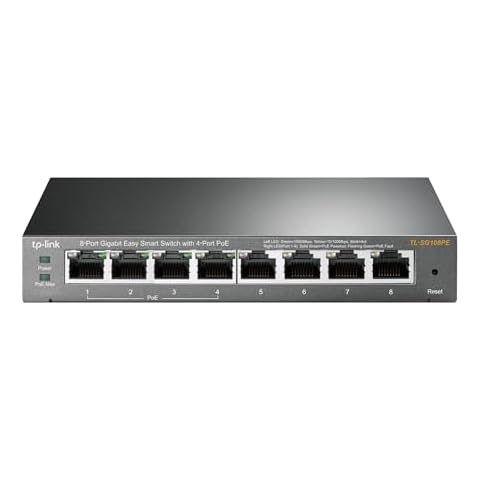 TP-Link TL-SG108PE V3 8-Port Gigabit PoE Switch Cover