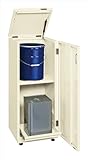 サカエ 一斗缶保管庫 一斗缶･ペール缶兼用タイプ･固定式 W425×D415×H1070mm アイボリー KU-ITKE 143868