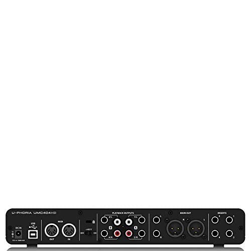 Amazon.co.jp: Behringer U-PHORIA UMC404HD Audiophile 4x4、24ビット