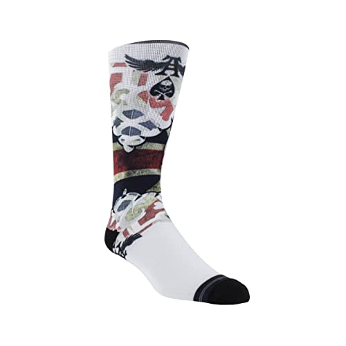 Chaussettes Crew Alchemy imprimées pour look streetwear et baskets