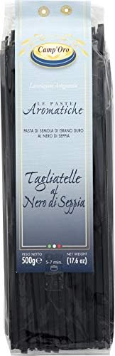 Camp'Oro Tagliatelle Nero di Seppia Pasta, 1.1 lb