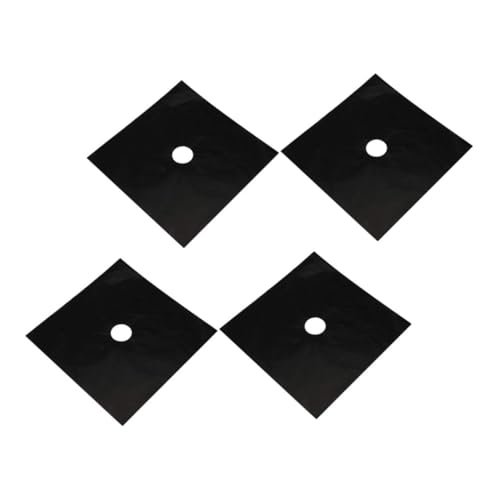ADOCARN 4Piezas Cubiertas Protectoras para Quemadores Gas de Aceite Antideslizantes y Reutilizables para Cocinas de Gas Material Duradero