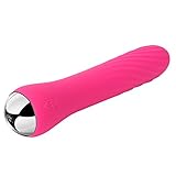 SVAKOM Anya Warming Vibrator Waterproof Adult Sex Toy Intelligent Vibe Stimulator Powerful Rechargeable Personal Massager with Heating Function for Women (Plum Red)