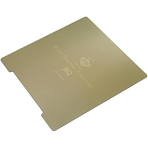 BIGTREETECH for CR10 Magnetic Flexible Steel Plate Platform 3D Printer 310 x 310 mm none Textured Strong Adhesion for Anet A8 Plus, Mega-x, ect Cover