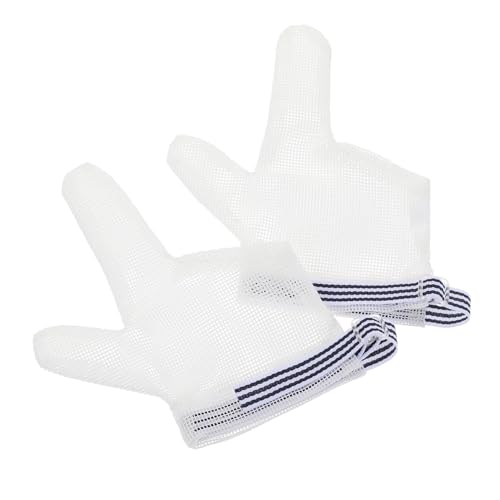 BESPORTBLE 1Par Chupadores Bebés de Doble Dedo Protector de Pulgar Flexible Portátil Evitar que Muerdan las Manos