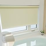 グラムスタイル ロールスクリーン 突っ張り式 浴室対応 撥水 遮光 1級 遮熱 幅75cm 丈90cm