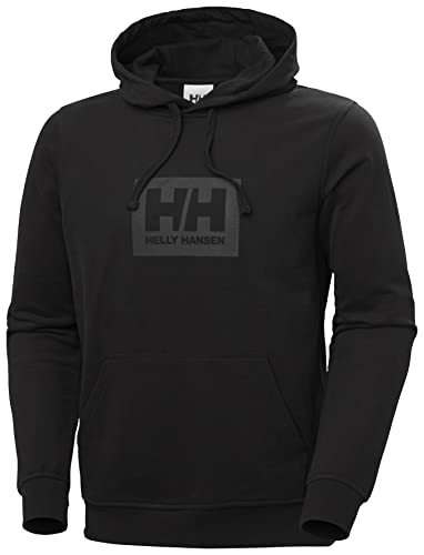 Helly Hansen Hommes HH Box Sweat à capuche, Noir, S