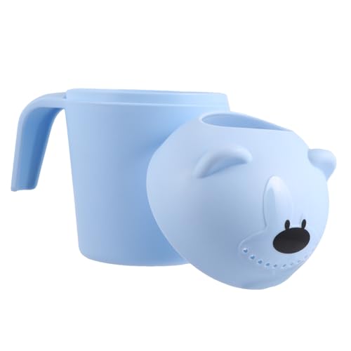 Opiniones y reviews de Accesorios infantiles para ducha favoritos de las personas. 43 UKCOCO Taza de Champú para Ñiño Azul Mango Cómodo, Vaso de Enjuague para Baño, Cuchara Rociadora Multiusos para Ducha y Riego, Accesorio Infantil para Baño Seguro y Divertido