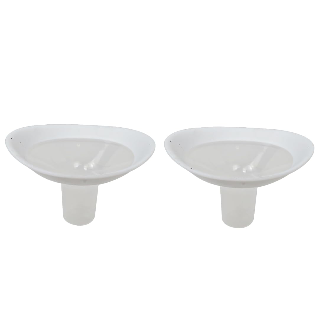 INGQI New 21mm Breast Pump Shields Flanges for Medela Pump Parts, Breastshield Works for Medela New Pump in Style 2 Pack