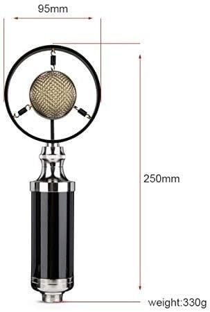ELzEy Microfono da studio professionale for trasmissioni dal adatto a computer desktop, laptop