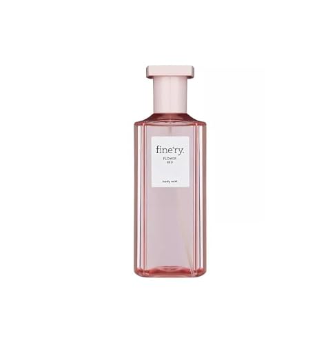 Fine'ry Flower Bed Body Mist Fragrance Spray, 5 fl oz, Long Lasting Scent