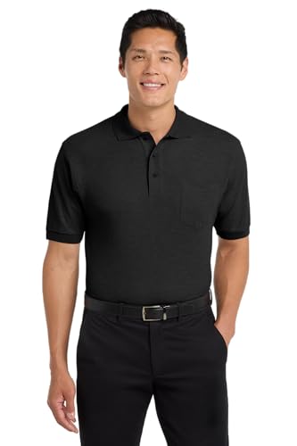 Port Authority Polo Touch de Seda Largo para Hombre miniatura 1