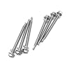 #12 x 2-1/2 Self Drilling Screws 410 Stainless Steel Hex Washer Head self Tapping Screws 50 pcs