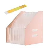 📂【Einzigartiges Design】Wir bieten zwei Arten von Dateimanagern an, horizontal und vertikal. Der horizontale Dateimanager ist bequemer zu transportieren und aufzubewahren, und der vertikale Dateimanager ist besser für den Desktop-Dateizugriff geeignet. Drei frische Farben stehen zur Auswahl. Sie können Farben wählen, die besser für den Wohn- oder Bürostil geeignet sind. (📌Tipp: Der vertikale Dateimanager hat aufgrund von Formbeschränkungen kein Design für Etikettenschlitze.)