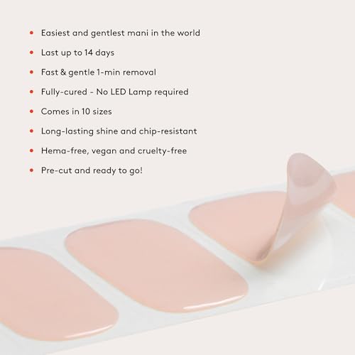 Mylee Gel Nail Wraps Stickers [On Campus] - In Session Collection - Unghie Gel Adesive Pre-Polimerizzate Per Manicure Istantanea, Lampada Non Necessaria, Lunga Durata [Autunno/Inverno 2025] - 8