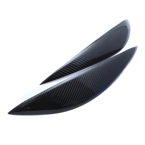 Sourcils phare voiture en fibre de carbone pour Benz Classe C W204 look sport