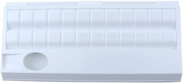 Watercolor Palette Empty Paint Tray 24 Wells Folding Palet Travel Storage Tin Case for Artist Art