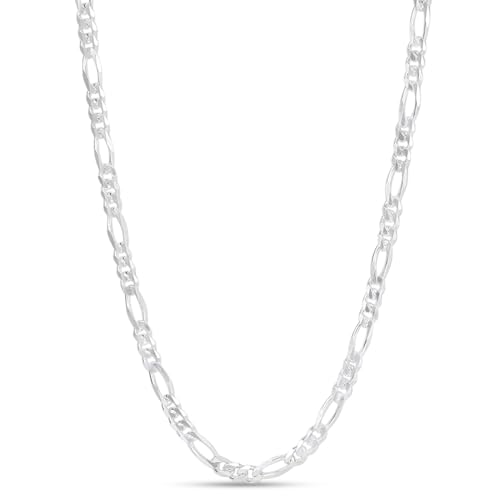 ZAVYA 925 Sterling Silver Sleek Charm Silver Gold Plated 24-Inch ...