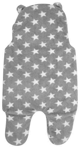 Image of New Born Multi-Purpose Baby Boy's and Baby Girl's Blanket and Sleeping Bag (Red Grey, 0-6 Months)