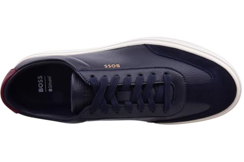 Image of BOSS Men's Kieran Smooth Leather Tennis Sneaker