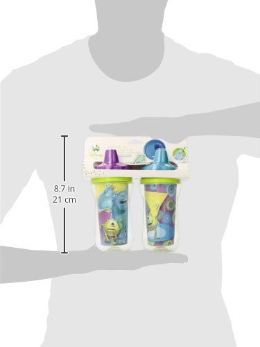 Disney/Pixar Monsters Inc. Insulated Sippy Cup - 9 oz, 2 pack (Color and design may vary)