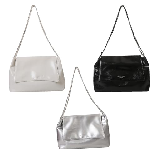 Image of CLUB BOLLYWOOD Women's Shoulder Bag Underarm Bag Trendy Purse for Travel Commuting Shopping White|Clothing, Shoes & Accessories | Womens Handbags & Bags| Womens Handbags & Bags|1 Womens Shoulder