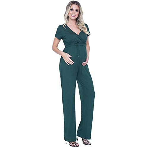 MACACÃO GESTANTE AMAMENTAÇÃO VISCOLYCRA VERDE - P >