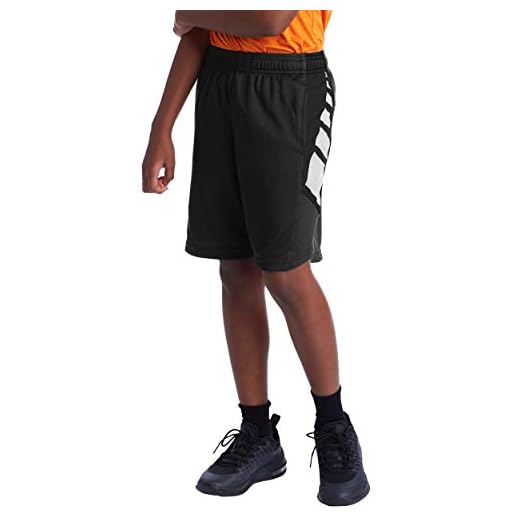 C9 Champion Boys' Basketball Shorts-8" Inseam, Ebony, L