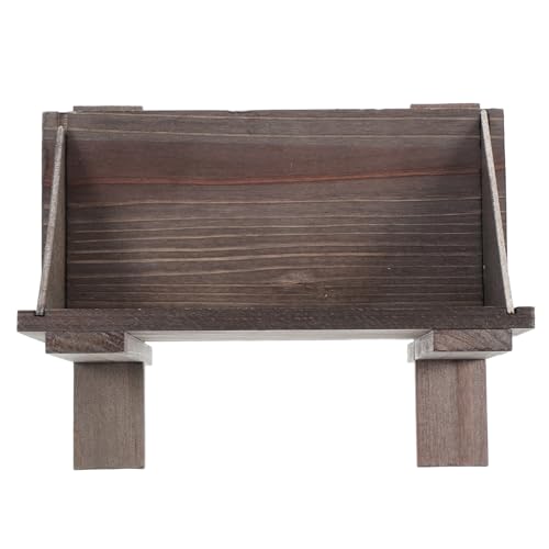 PRETYZOOM Wooden Manger Nativity Scene for Christmas Decor Faith-Based Learning Artistic Design Wooden Construction for Religious Celebrations and Holiday Displays