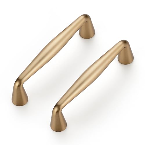 Image of Ravinte 30 Pack 3 Inch Champagne Bronze Kitchen Cabinet Handles Solid Zinc Alloy Cabinet Pulls Cupboard Hardware Drawer Handles