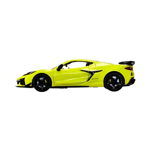 Hot Wheels Corvette Z06, Voiture De Collection Premium Réplique Échelle 1/43 avec Pneus Real Riders, Carrosserie Et Châssis Metal, À Collectionner, Jusqu'À 20 Éléménts Inclus, Jouet Adulte, HMD48